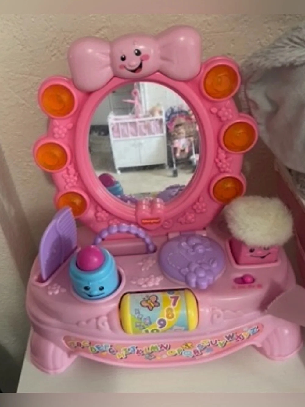 Retired Fisher-Price Laugh & Learn Magical Musical Mirror First Vanity